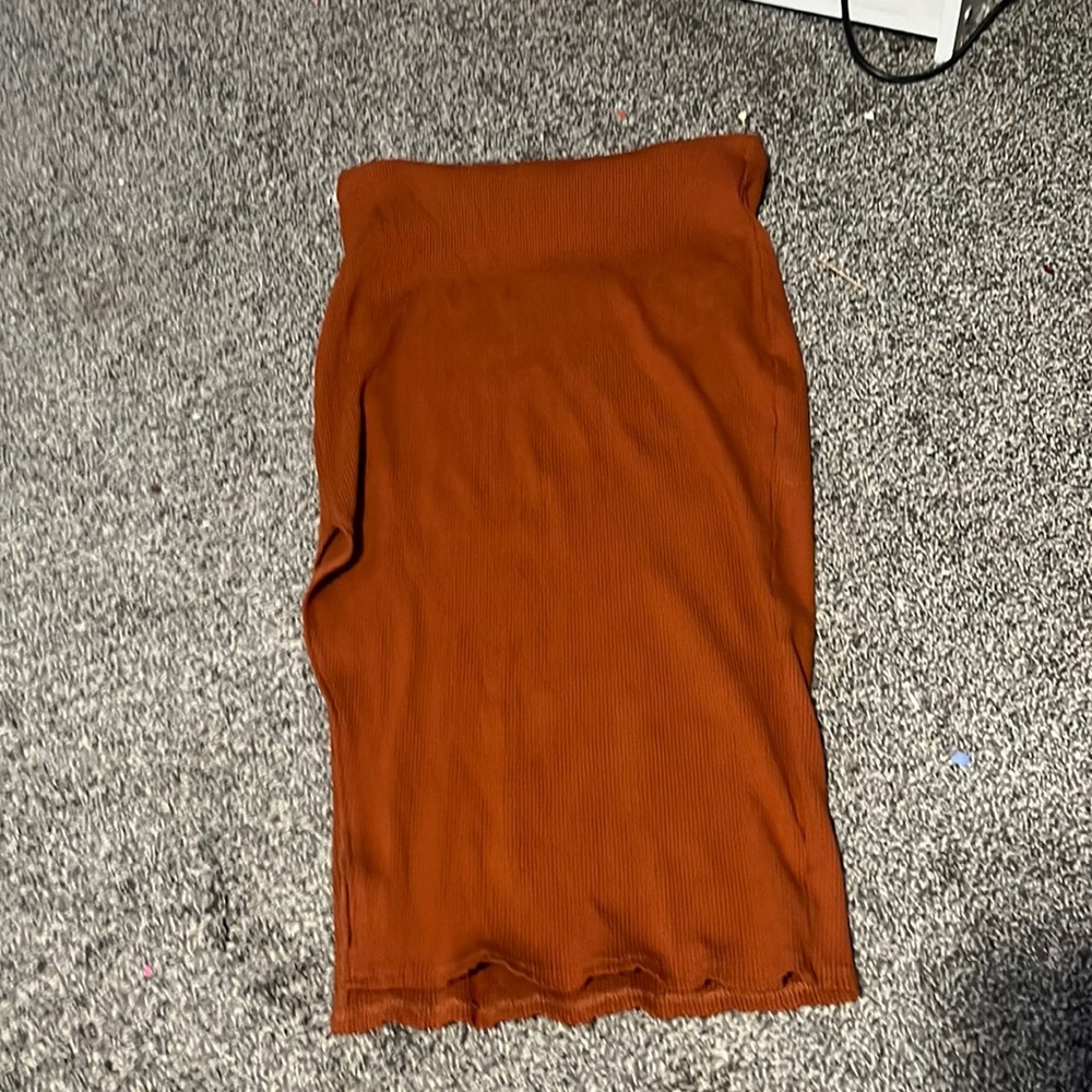 Maroon/orange lulus skirt| xl